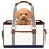 Pet Life ® 'Yacht Polo' Designer Travel Fashion Pet Dog Carrier w/ Pouch Default Title