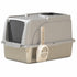 Pet Life ® “ZenPod” Premium Stainless Steel Clamshell Cat Litter Box Default Title