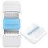 Pet Life ® 'Zipocket' 2-in-1 Underake and Stainless Steel Travel Grooming Pet Comb Blue