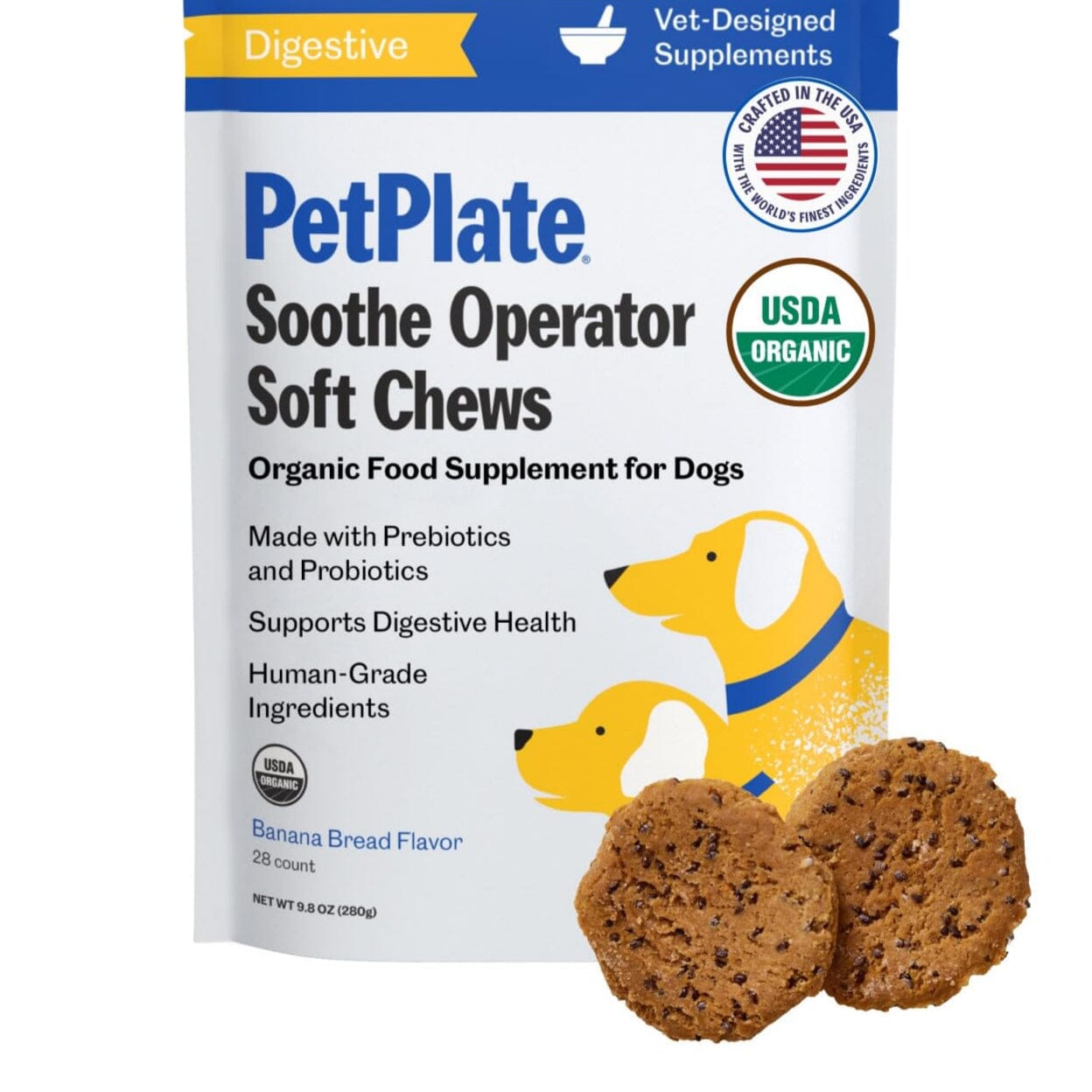 Pet Plate Up To Fluff Soft Chews Dog Supplements - 9.8 Oz  
