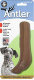 Pet Qwerks Antler Peanut Butter Chew Dog Toy - Medium  