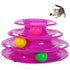 Pet Zone Busyball Cat Tower Cat Toy Teal Default Title