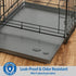 Petcrest Metal Dog Crate Replacement Pan  