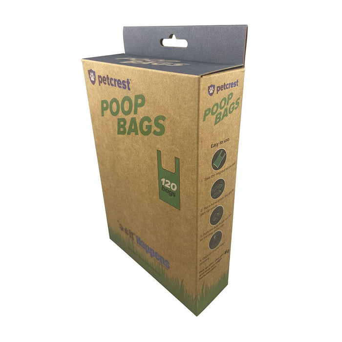 Petcrest Poop Bag Eco Handle - 120 Count