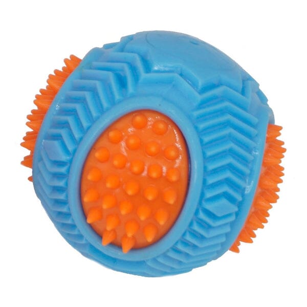 Petcrest TPR Toy Track Ball Dog Toy - 4.5 In  