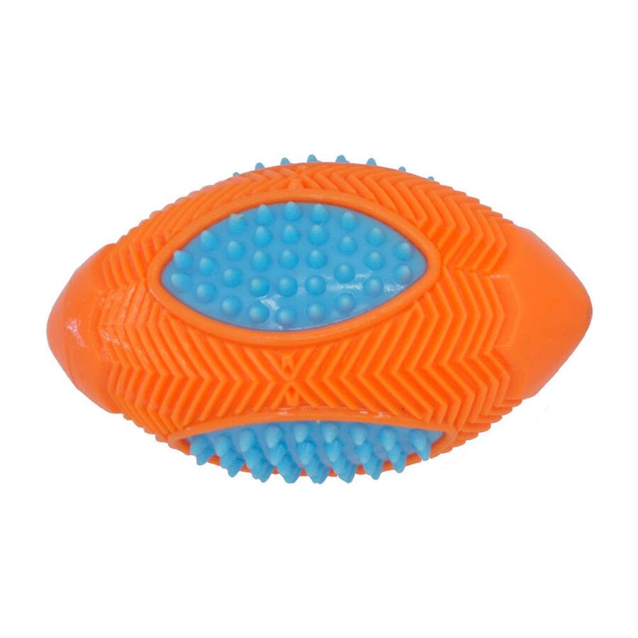 Petcrest TPR Toy Track Football Dog Toy - 5 In  