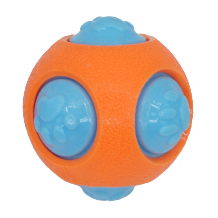 Petcrest TPR Toy Wobbler Ball Dog Toy - 3 In