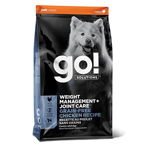 Petcurean GO! Weight Management & Joint Care Grain-Free Chicken Dry Dog Food - 22 lb Bag