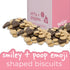 Petknowledgy Quirkies Small-Breed Peanut Butter and Jelly Crunchy Dog Treats - 12 Oz - Case of 6  
