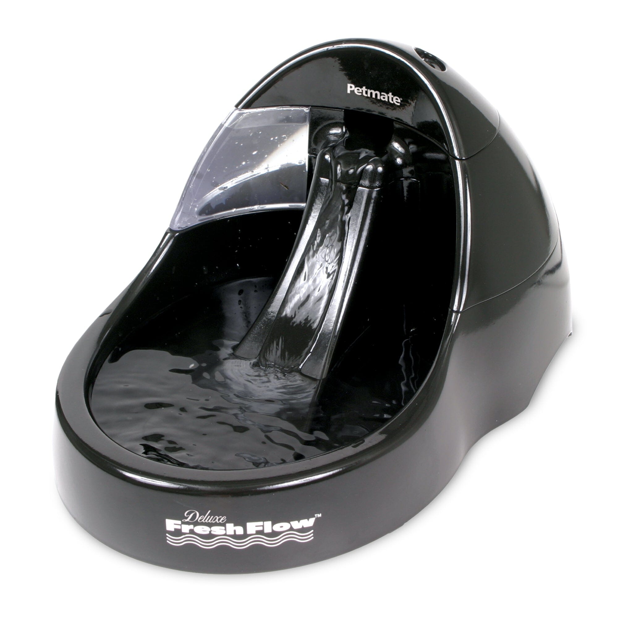Petmate Deluxe Fresh Flow Cat and Dog Automatic Water Drinking Fountain - Black - 108 Oz Default Title