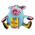 Petmate Fat Cat Mini Gruntleys Soundmaking Canvas and Plush Cat Toy Default Title