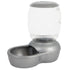 Petmate ReplenDish Cat and Dog Gravity Pet Feeder and Contaniner with Microban - Gray/White - 2 Lbs Default Title