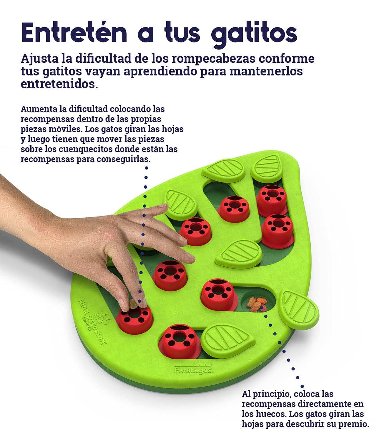 Petstages Buggin' Out Treat Dispensing Interactive Puzzle and Feeding Cat Toy  