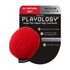 Playology Beef Scented Squeaky Ball Plush and Squeak Dog Toy with Encapsiscent Technology - Red - Large  