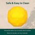 Playology Hound2O Squeaky Fetch Ball Squeak and Floating Rubber Dog Toy - Yellow
