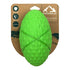 Playology Hound2O Squeaky Football Squeak and Floating Rubber Dog Toy - Green