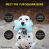 Playology Peanut Butter Scented Squeaky Bone Plush Dog Toy with Encapsiscent Technology - Medium  