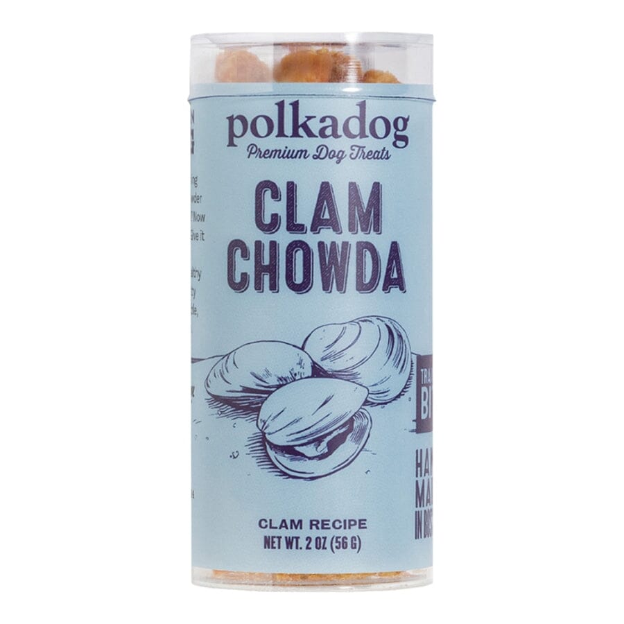 Polka Dog Bakery Clam Chowda Seafood Bits Baked Dog Treats