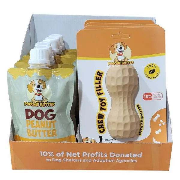 Poochie Butter 1 Case Poochie Butter Bundle Natural Dog Treats  