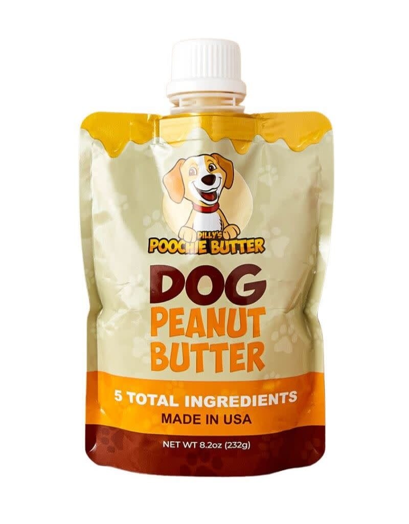 Poochie Butter Peanut Butter & Carob Natural Dog Treats - 8 Oz