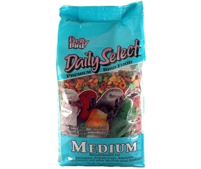Pretty Bird International Daily Select Food for Medium Birds - 20 lb - Medium