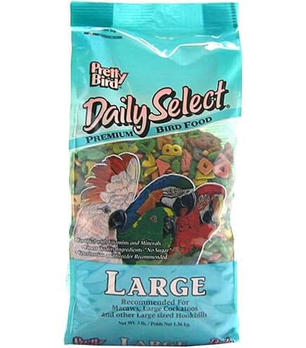 Pretty Bird International Daily Select Premium Extruded Bird Food - 20 lb - Large