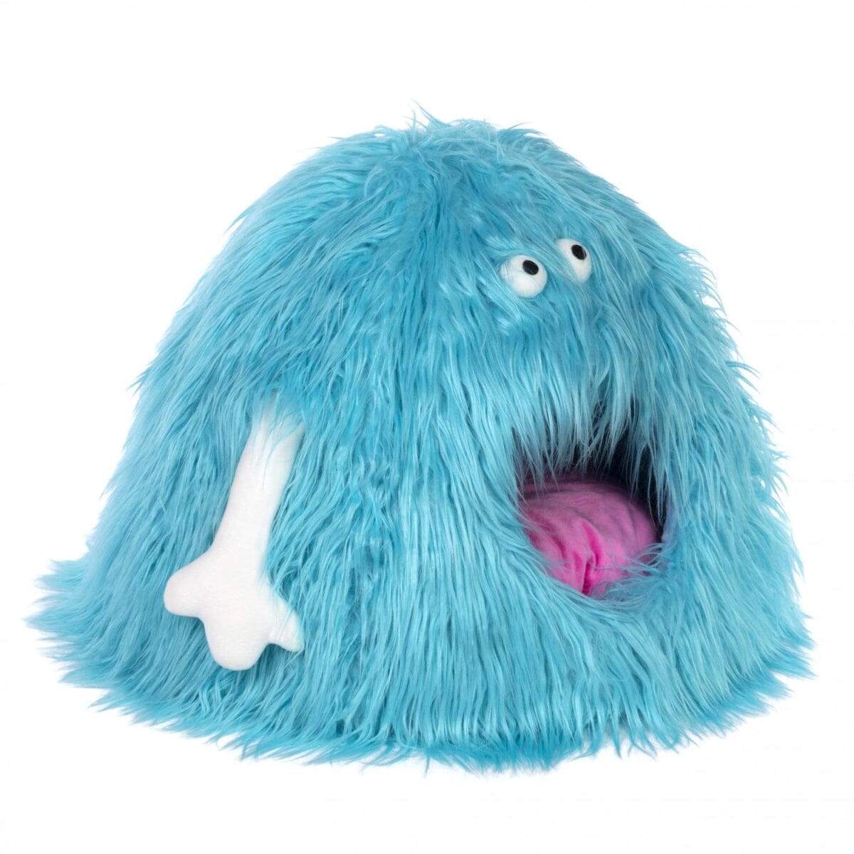 Prevue Pet Products Comfy Monster Shaggy Dog and Cat Bed or Hideaway - L:21 X W:20 X H:16 Inches Default Title