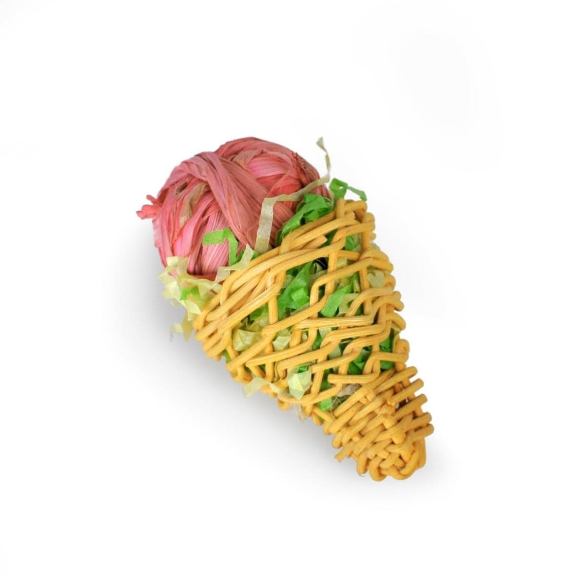 Prevue Pet Products Crunchy Cone Chew Play and Shred Small Animal Toy Default Title
