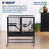 Prevue Pet Products Ferret Stack 1-Story Ferret Cage with Portable Stand with Ramp and Hammock - L:31 X W:20 X H:34 Inches