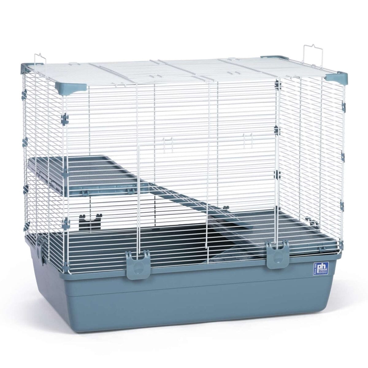 Prevue Pet Products Metal Bungalow Home Universal Small Animal Cage with Ramp - L:27 X W:17.5 X H:23 Inches Default Title