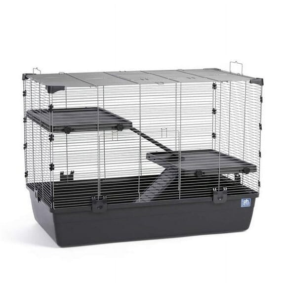 Prevue Pet Products Metal Suburban Home Universal Small Animal Cage with Ramp - L:32.5 X W:19 X H:23 Inches Default Title