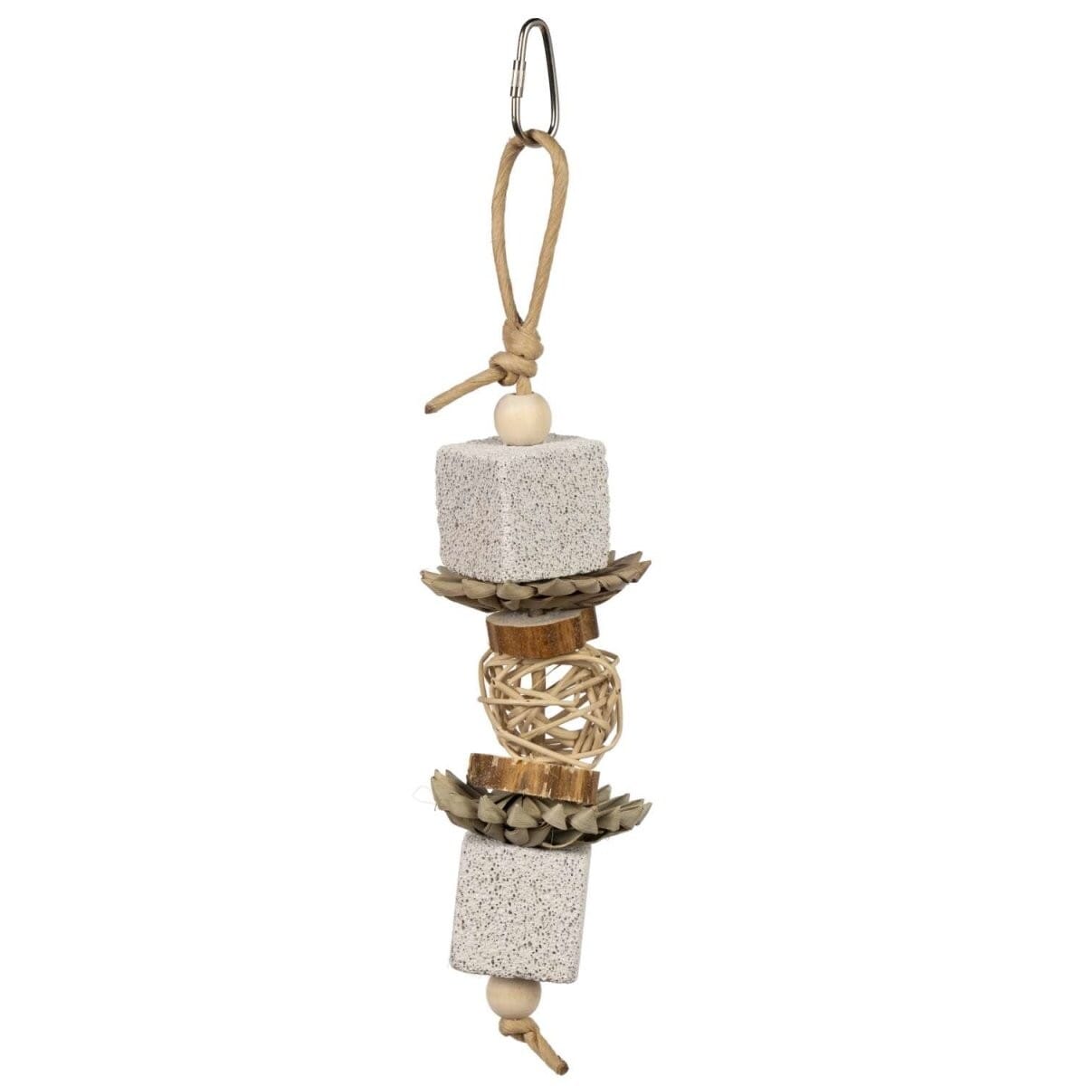 Prevue Pet Products Naturals Lava Crunchers Engaging and Hanging Chew Bird Toy Default Title