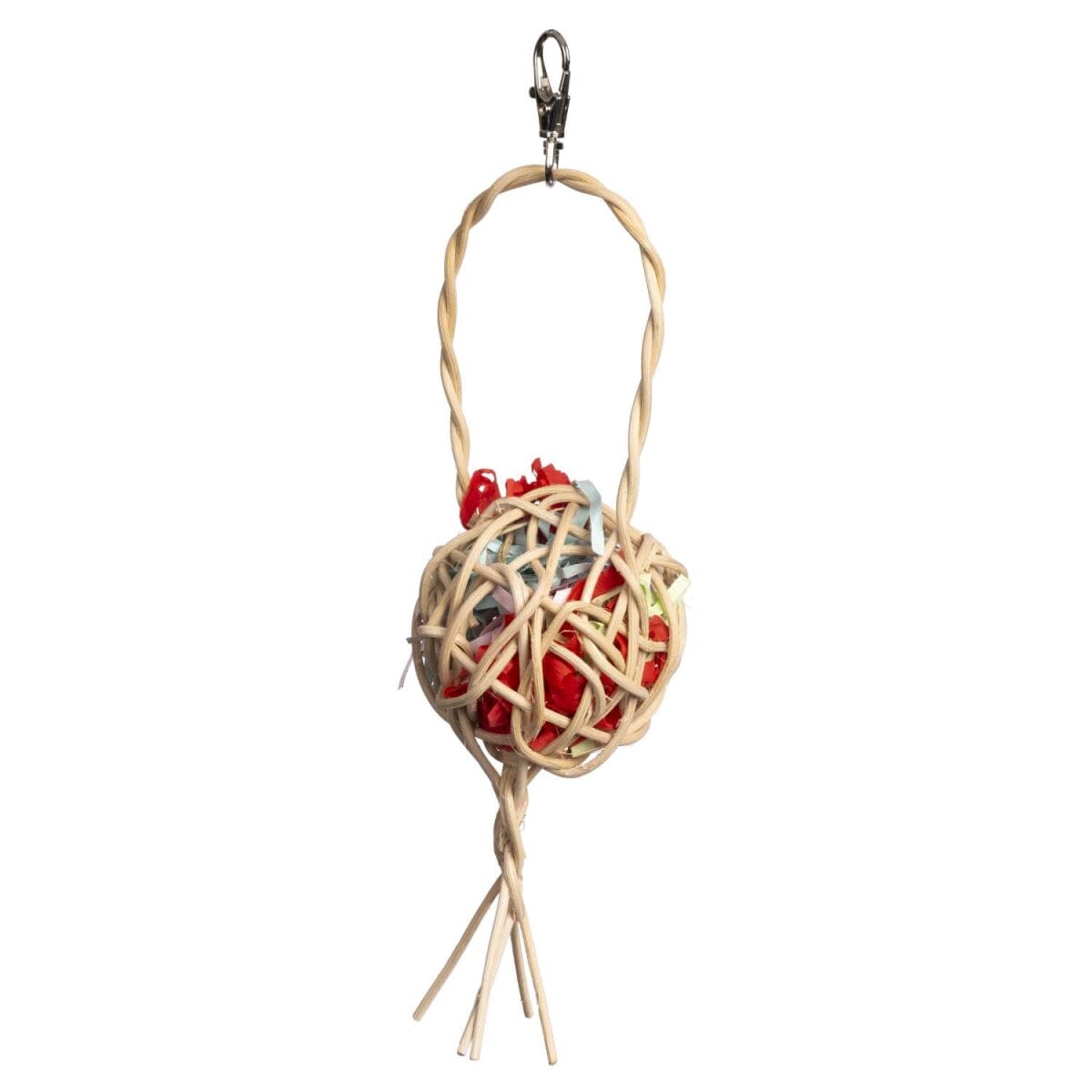 Prevue Pet Products Naturals Treat Basket Engage and Forage Hanging Bird Toy Default Title