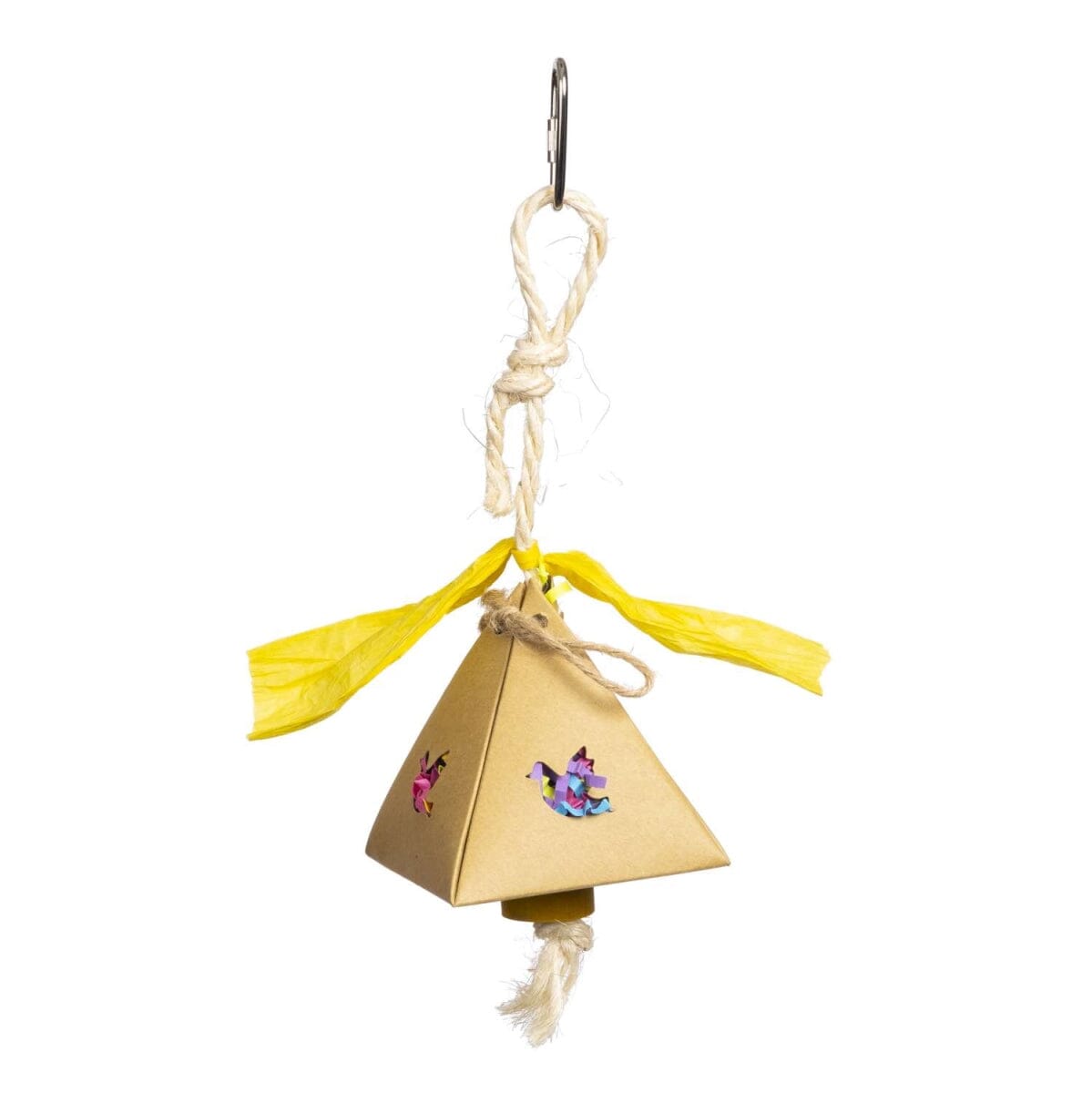 Prevue Pet Products Playfuls Plucky Pyramid Forage and Engage Hanging Bird Toy Default Title