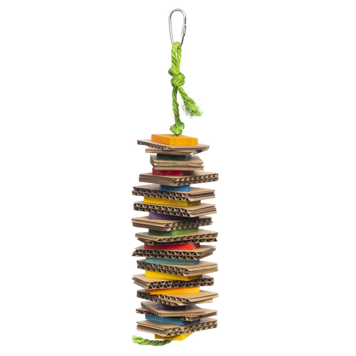 Prevue Pet Products Playfuls Shredding Stack Forage and Engage Hanging Bird Toy Default Title