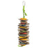 Prevue Pet Products Playfuls Shredding Stack Forage and Engage Hanging Bird Toy Default Title