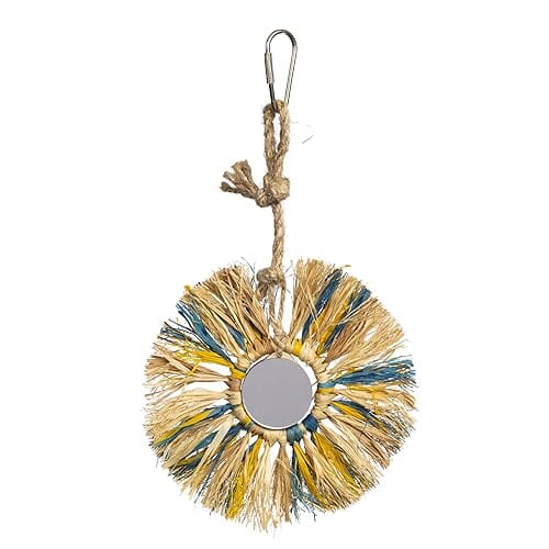Prevue Pet Products Playfuls Sunburst Preen and Pacify Hanging Bird Toy Default Title