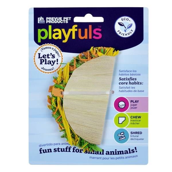 Prevue Pet Products Playfuls Taquito Forage Chew and Shred Small Animal Toy Default Title