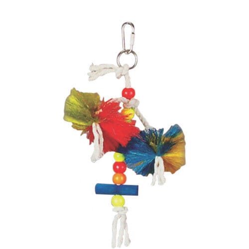 Prevue Pet Products Playfuls Tropical Teasers Firecracker Preen and Pacify Hanging Bird Toy Default Title