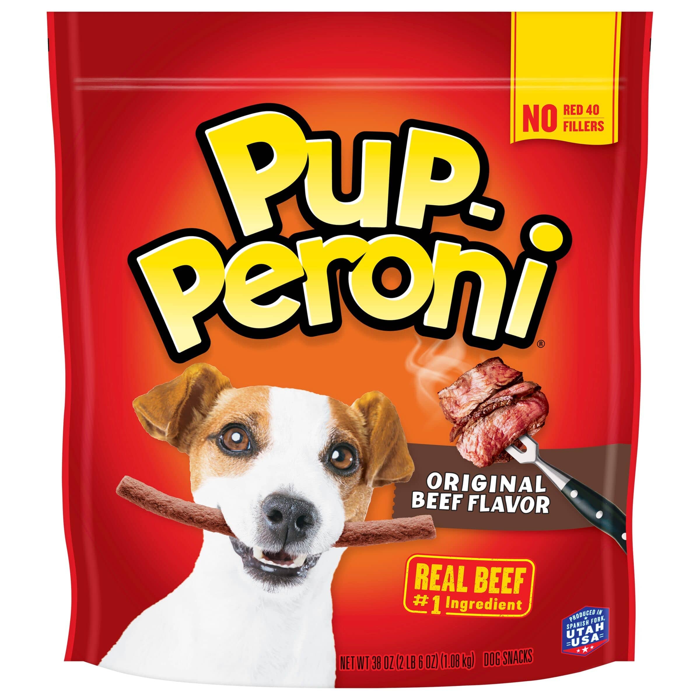 Pup A Roni Rounds Pup-Peroni Rounds Beef Brisket Soft and Chewy Dog Treats - 5 Oz - Case ...
