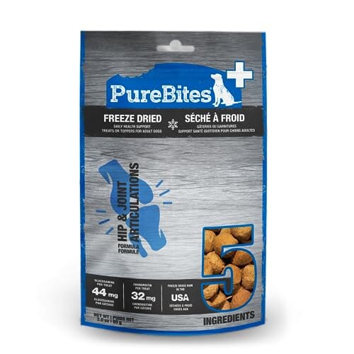 Purebites Limited Ingredient Hip and Joint Supplemental Freeze-Dried Dog Treats or Topper - 3 Oz Default Title