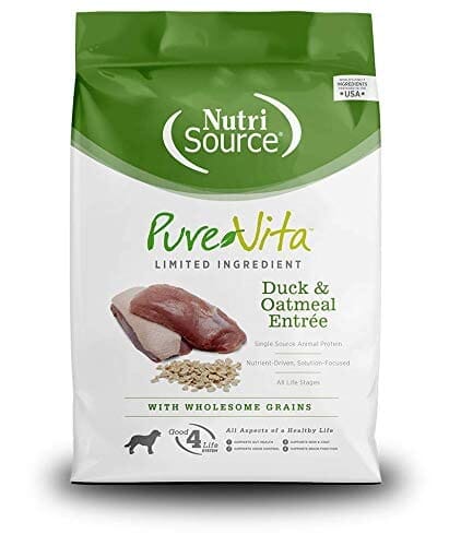 PureVita Duck and Oatmeal Recipe Dry Dog Food 5 Lbs 