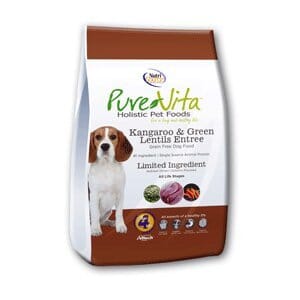 PureVita Grain-Free Kangaroo and Lentils Dry Dog Food 25 Lbs 