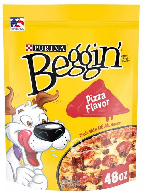 Purina Beggin' Pizza with Bacon and Pork Soft and Chewy Dog Treats - 48 Oz - 2 Pack  