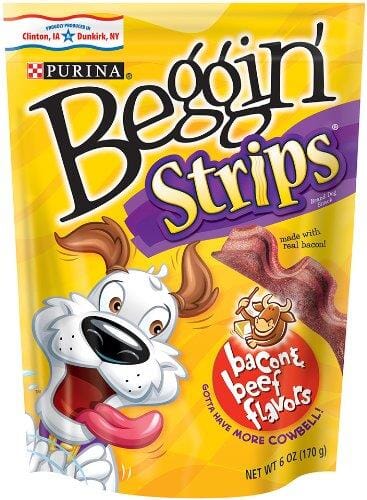 Purina Beggin' Strips Bacon and Beef Chewy Jerky Dog Treats - 6 Oz - 6 Pack  