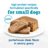 Purina Beneful Beef Porterhouse Steak in Gravy Pate Small-Breed Wet Dog Food Trays - 3.5 Oz - Case of 12  