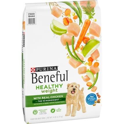 Purina Beneful Healthy Weight Farm-Raised Chicken with Apples Carrots and Beans Dry Dog Food - 14 Lbs  