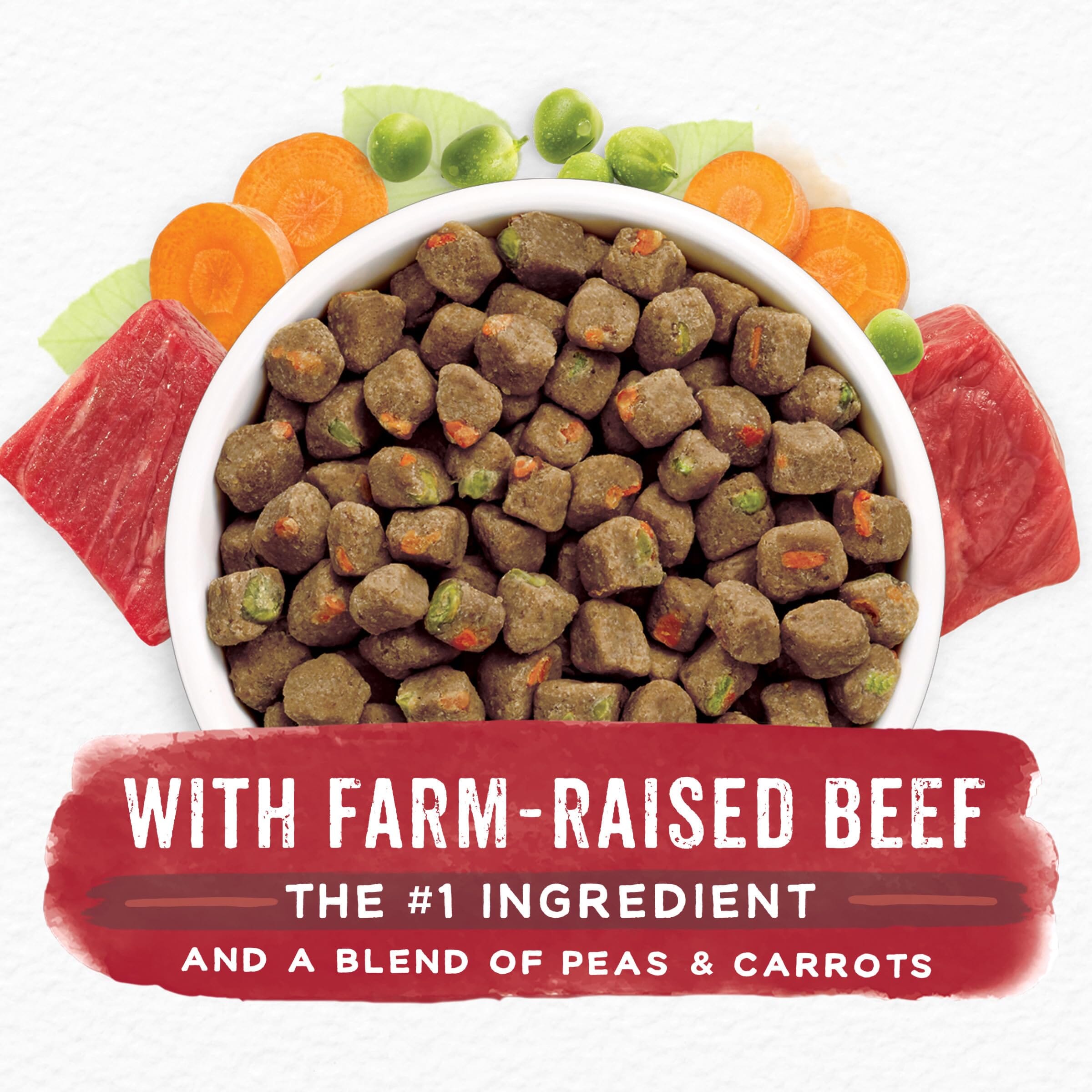 Purina Beneful Incredibites Farm-Raised Beef with Carrots and Peas Small-Breed Dry Dog Food - 14 Lbs  