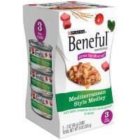 Purina Beneful Medley's Mediterranean Lamb Brown Rice and Veggies Canned Dog Food and Mixer - Multi-Pack - 3 Oz - Case of 3 - 8 Pack  