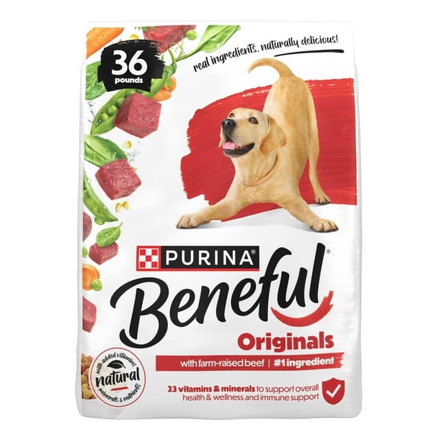 Purina Beneful Originals Real Farm-Raised Beef Adult Dry Dog Food - 36 Lbs Default Title